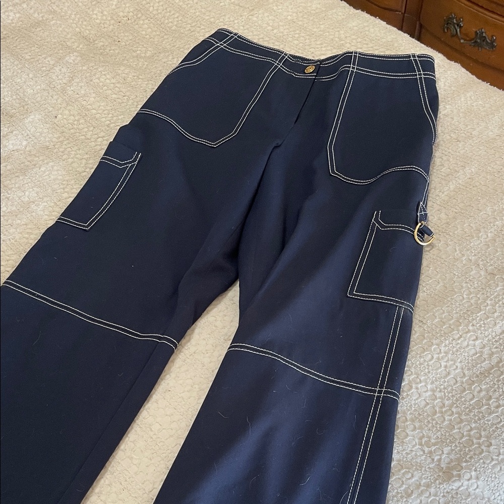 Women's Navy Cargo Pants